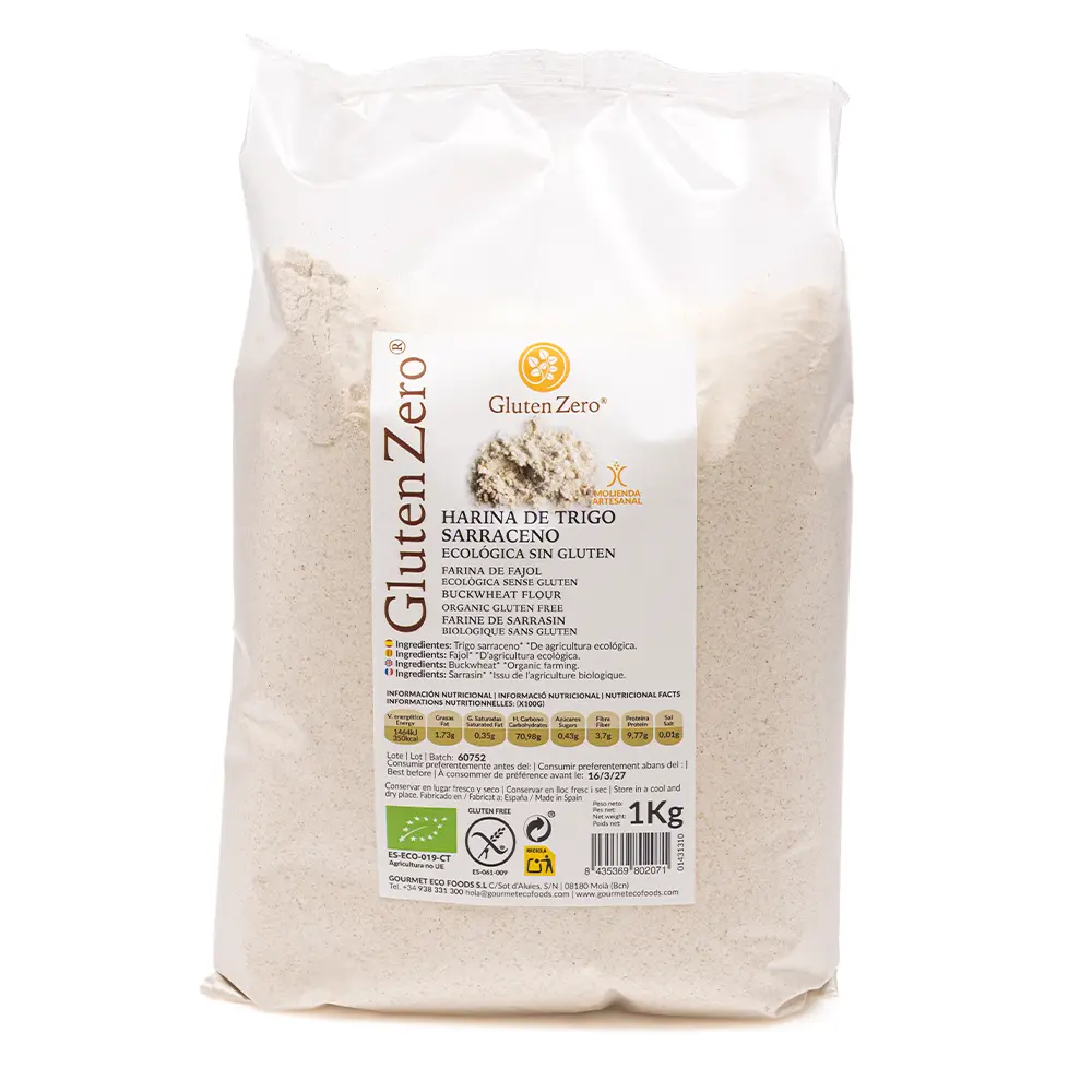 Farina de fajol sense gluten ecològica