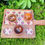 Thumbnail: Mango Wood Tray with 3 bowls - Pink Floral
