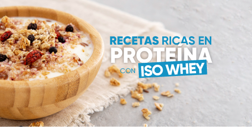 Recetas ricas en proteína con ISOWhey 