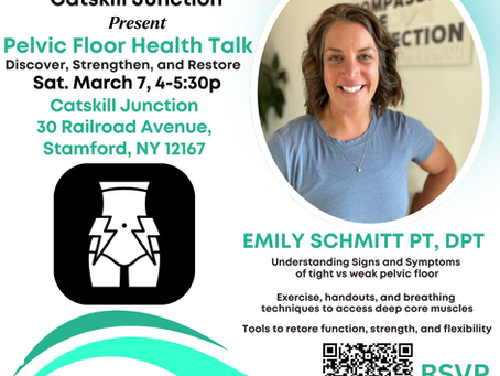 Community Talk Series: Pelvic Floor Health