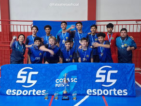 Conhecidos os primeiros campeões da Copa SC Esportes de Futsal 2025