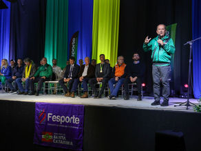 Abertura dos Joguinhos Abertos de SC tem a presença do Gov. Jorginho Mello