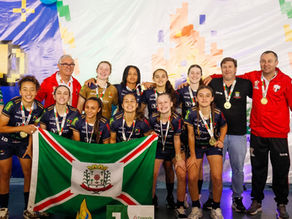 Pinhalzinho é tetracampeão no futsal feminino da OLESC