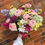 Thumbnail: handtied bouquet with pink satin ribbon