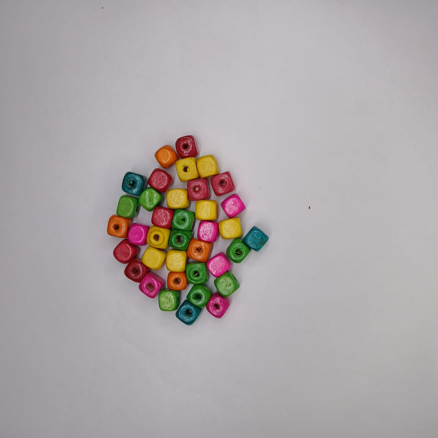 Wooden Beads | Macrame Accessories | 8 mm | Multicolored | 50 pcs