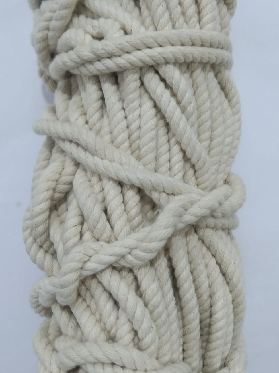Thumbnail: Twisted Cotton Macrame Ropes | 1.5 mm to 20 mm | Off White | 100m/50m/25m