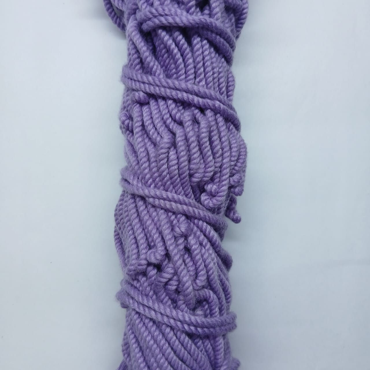 Twisted Shiny Macrame Thread | 4 mm/5 mm | Pink/Purple | 50 meters