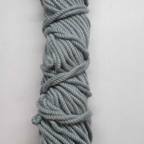 Twisted Shiny Macrame Thread | 4 mm/5 mm | Blues | 50 meters | My Site