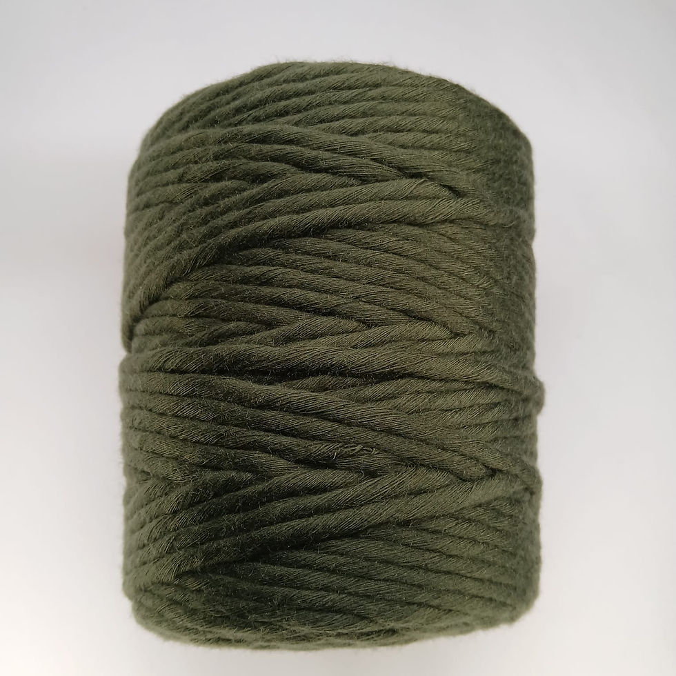 Thumbnail: Single Strand Shiny Macrame Thread | 1 mm/2 mm/3 mm/4 mm | Greens | 100 meters