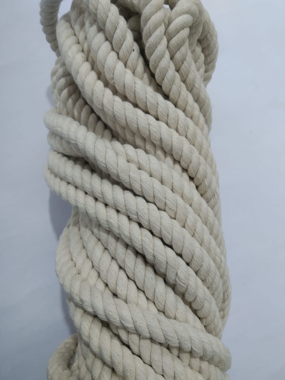 Thumbnail: Twisted Cotton Macrame Ropes | 1.5 mm to 20 mm | Off White | 100m/50m/25m