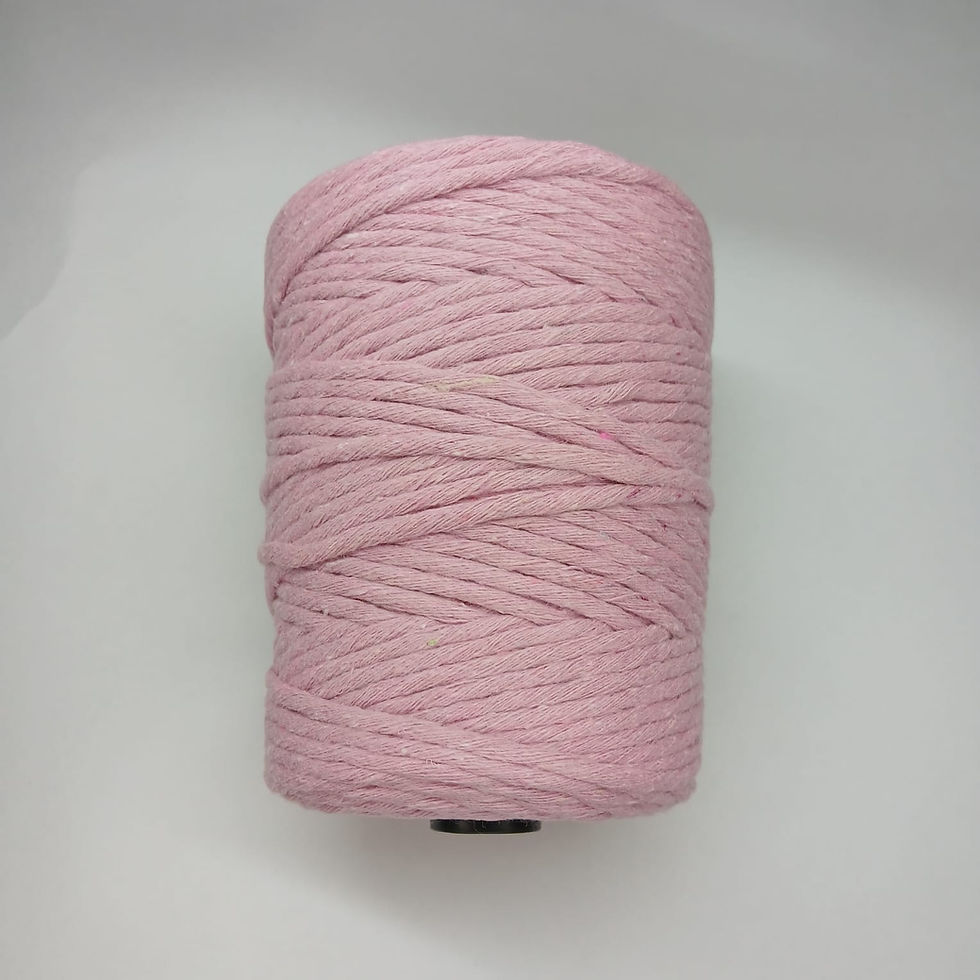 Thumbnail: Single Strand Cotton Macrame Thread | 1 mm/2 mm/3 mm/4 mm | Pinks/Purples| 100 m