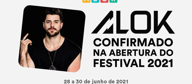 Festival ABCR 2021 acontece entre 28 e 30 de junho e terá participação do DJ Alok