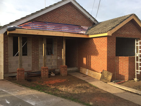 Front extension with fabulous porch