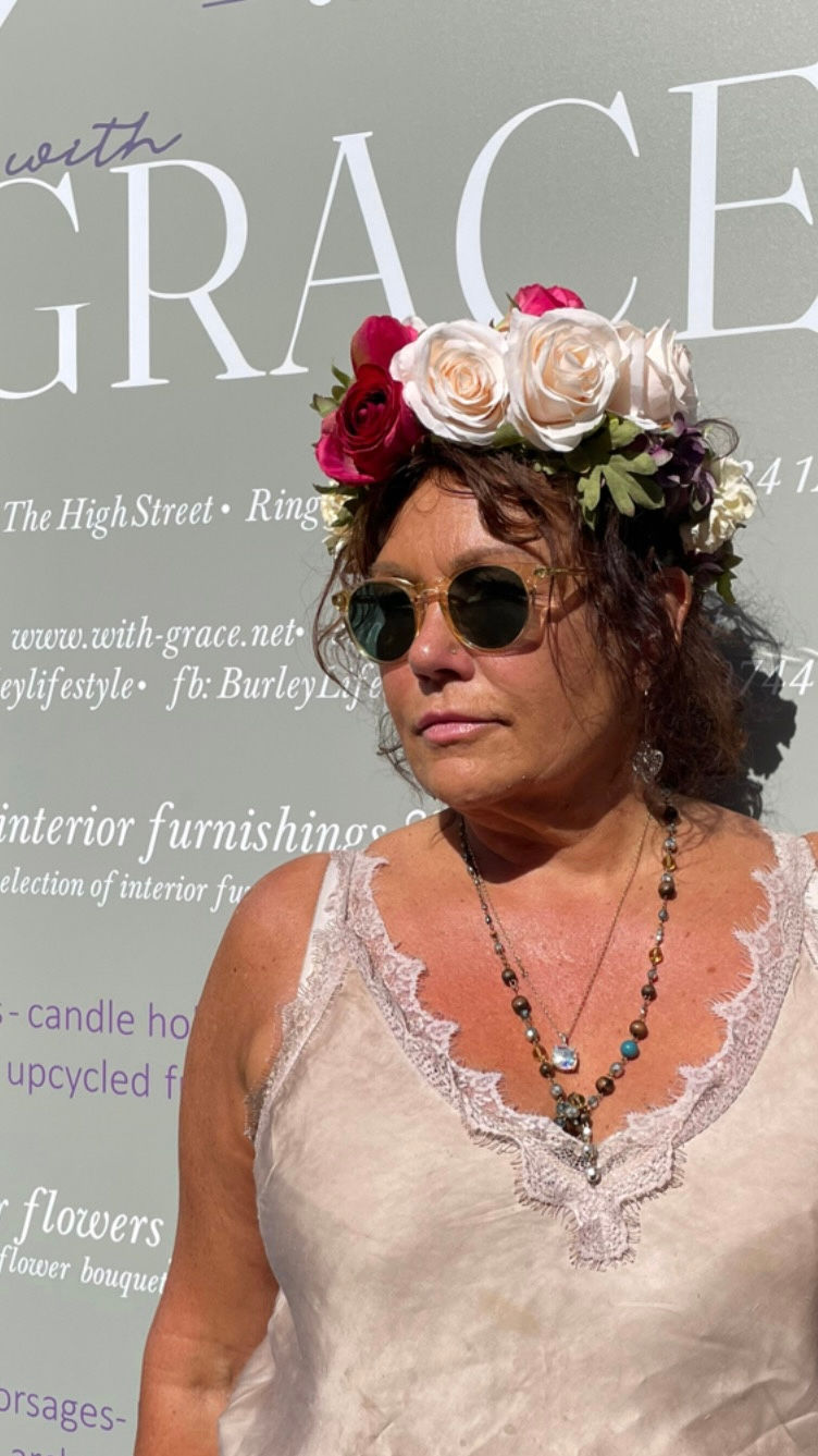 Flower crown from With Grace