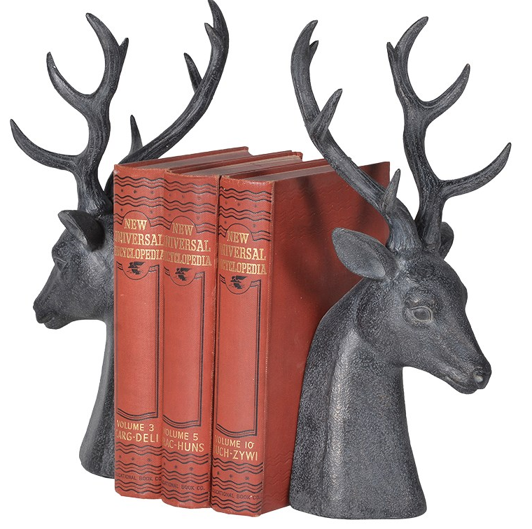 Stag bookends