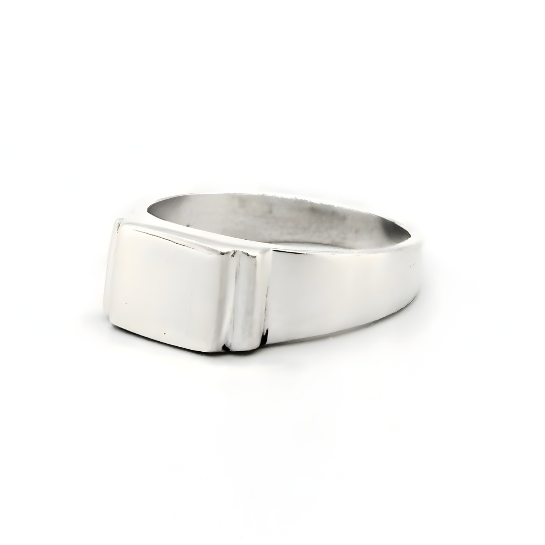 Pause Silver Ring