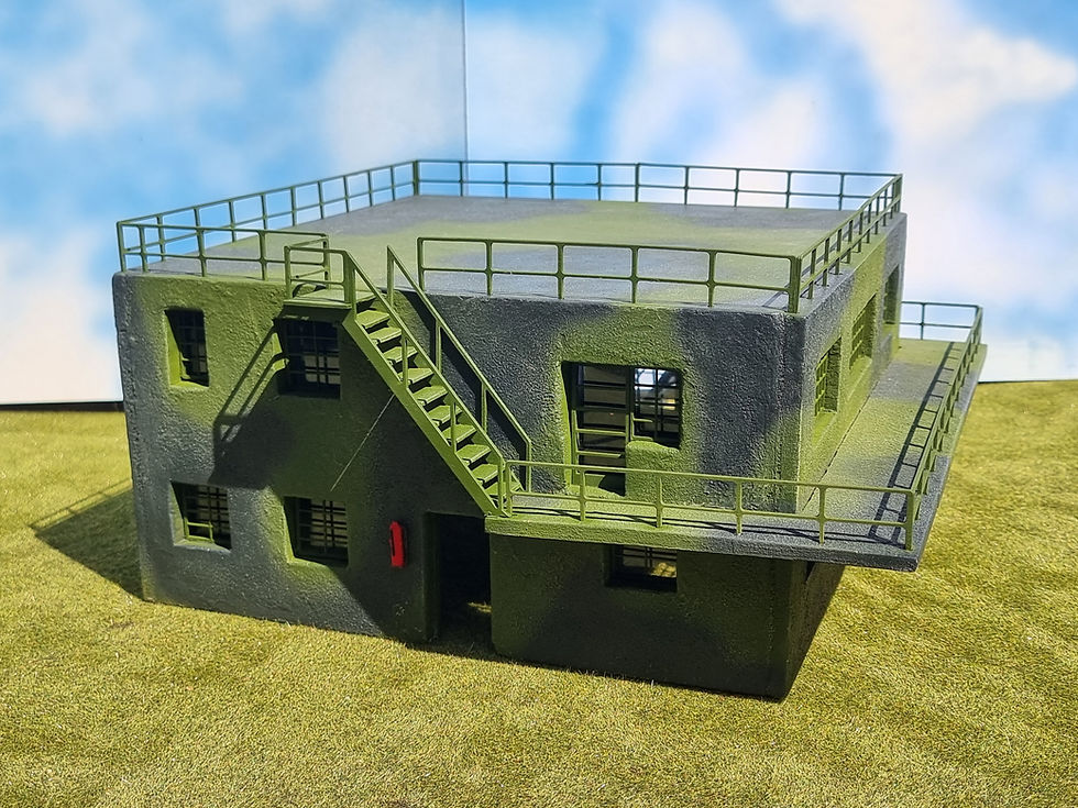 Thumbnail: RAF01 Control Tower Full (Green & Black Green Camo)