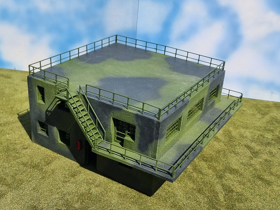 Thumbnail: RAF01 Control Tower Full (Green & Black Green Camo)