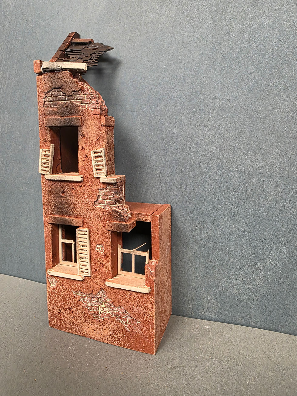 Thumbnail: M54D Ruined House Facade Terracotta