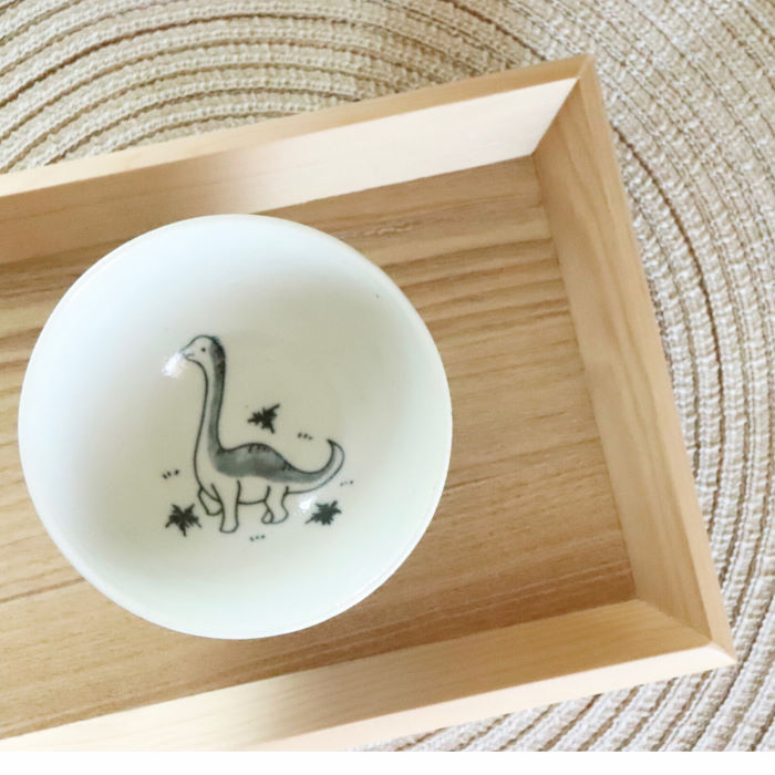 Thumbnail: Dinosaur bowl - Mino-ware