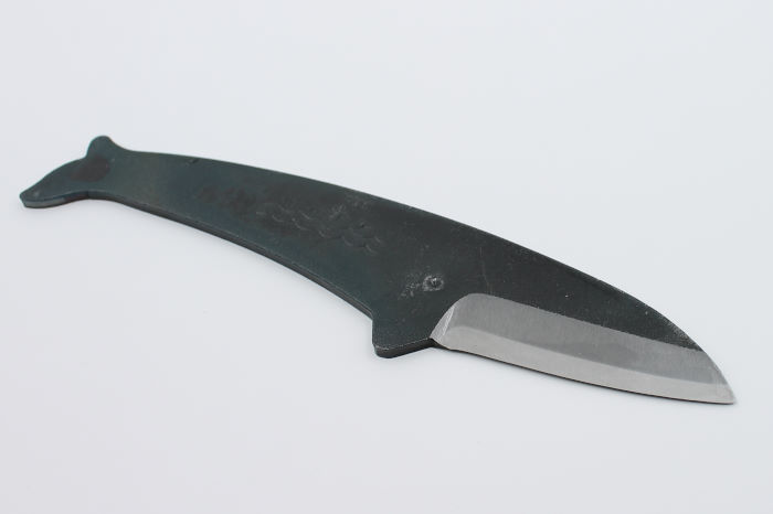 Thumbnail: Finback whale Hand craft Knife - Tosa Carbon Steel Knife
