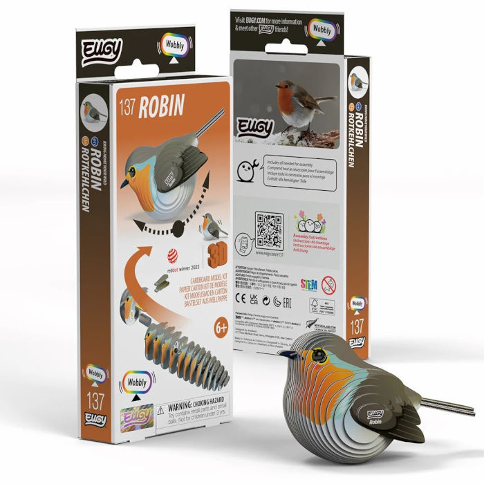 Thumbnail: Robin - EUGY 3D Cardboard Model Kit