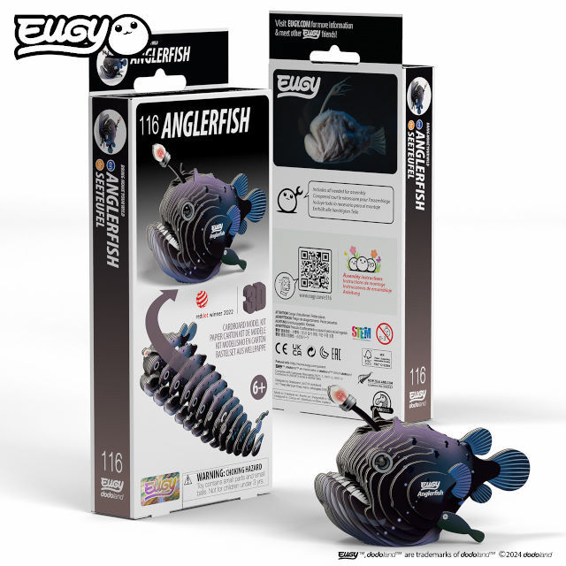 Thumbnail: Anglerfish - EUGY 3D Cardboard Model Kit