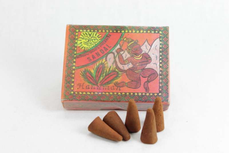 Hindu Gods Incense Cone Sandalwood raku.co.nz