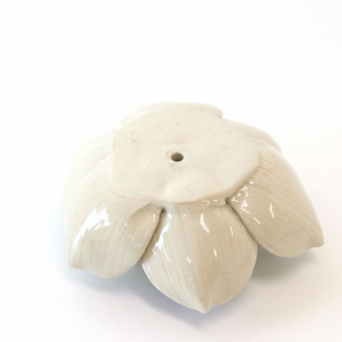 Thumbnail: Lotus Flower Ceramic Incense Holder - Blue