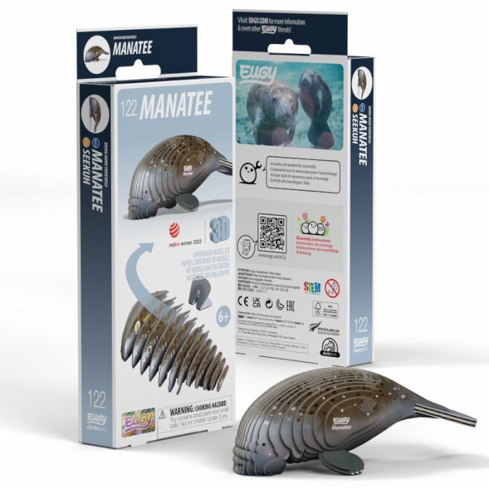 Thumbnail: Manatee - EUGY 3D Cardboard Model Kit