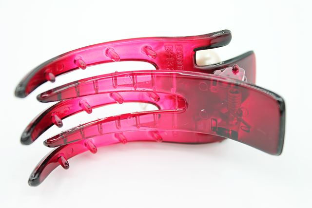 Thumbnail: Sakura Ball Claw Hair Clip - Red