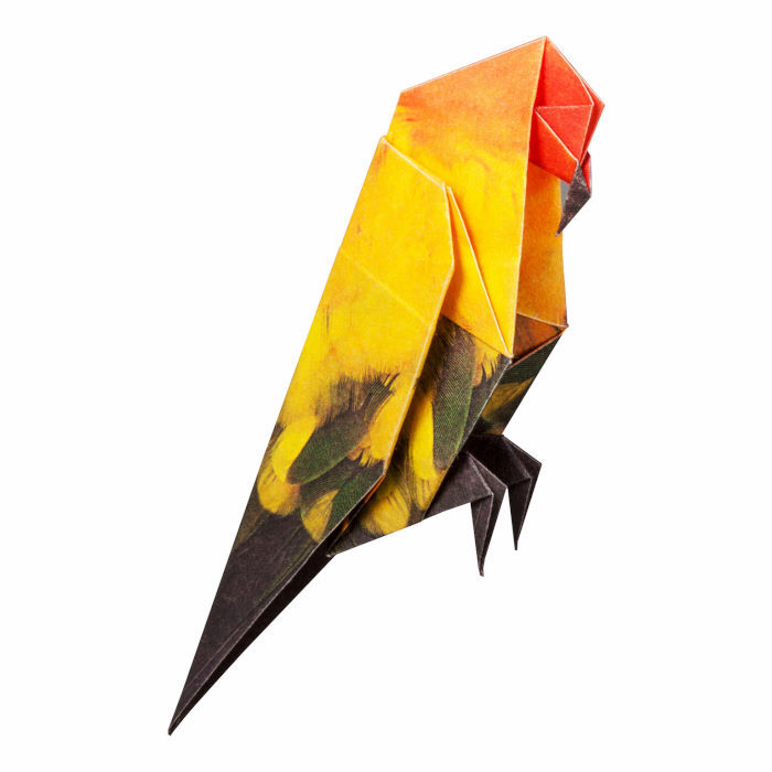 Thumbnail: Tropical birds Origami Paper Pack - 18 sheets - 15cm