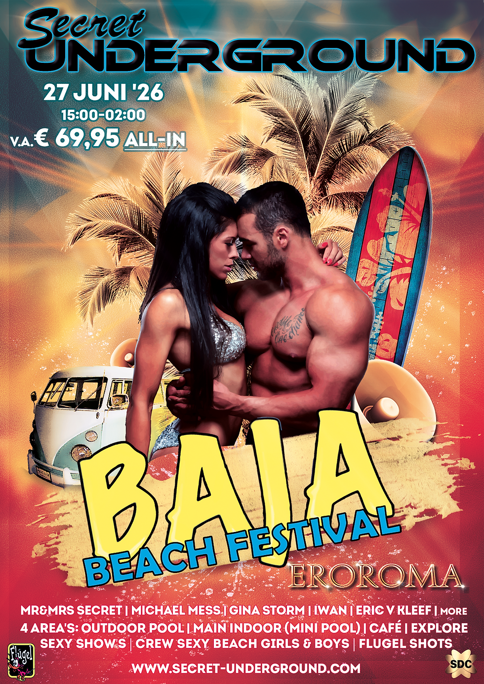 Baja Beach Eroroma 27 Juni Outdoor A4