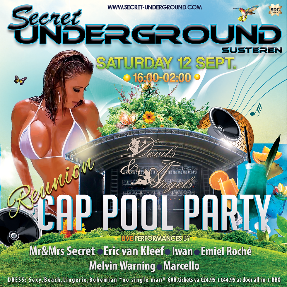 Reunion Cap Pool Party at Devils & Angels