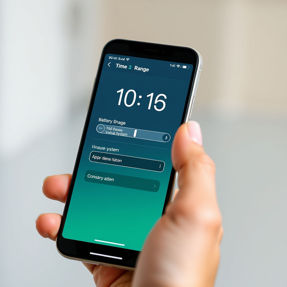 on a smart phone, setting a time range for the battery system to activate.jpg