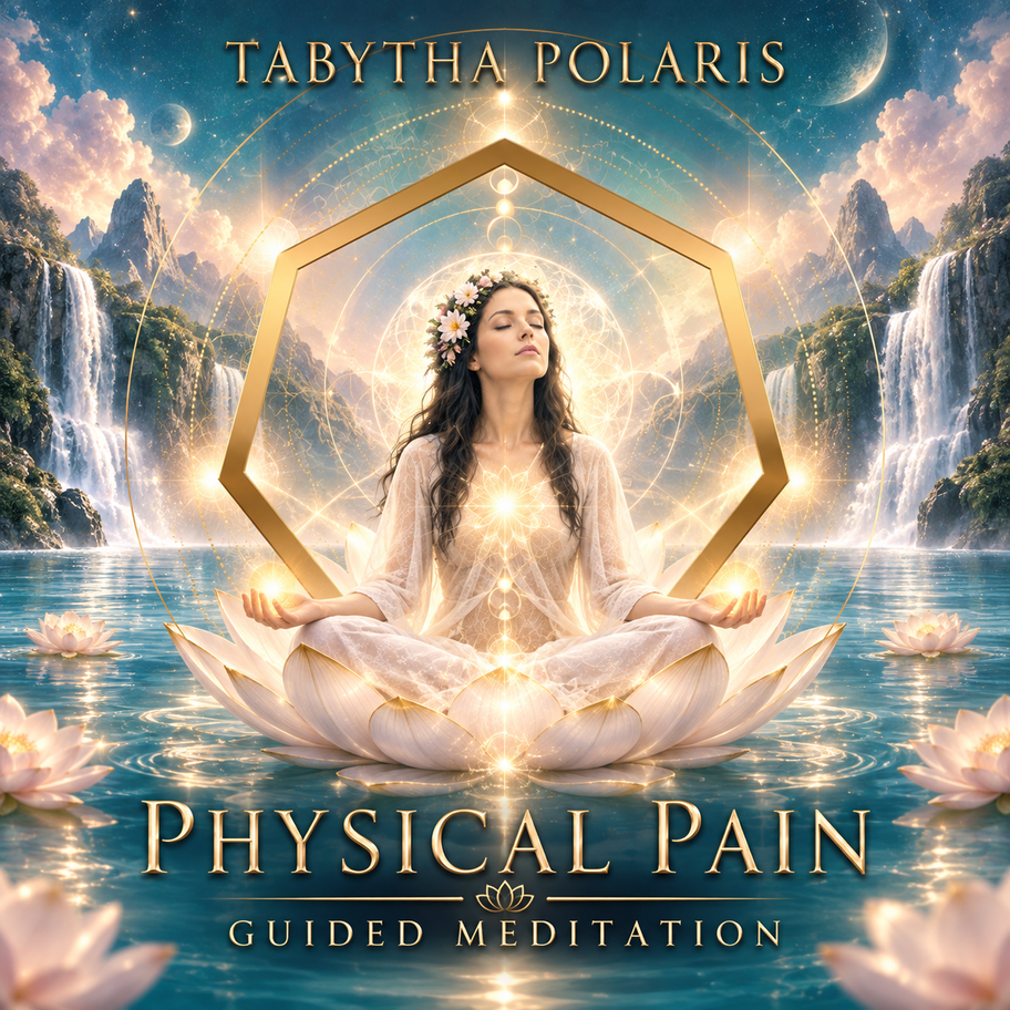 Physical Pain Guided Meditation by Tabytha Polaris featuring relaxation, visualization and immersive acoustic sound