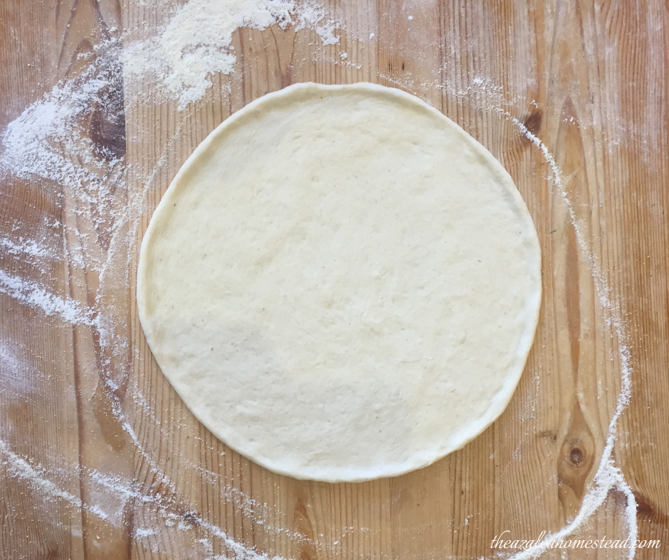 homemade pizza dough