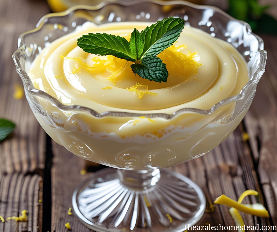 Homemade Lemon Pudding