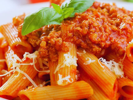 Five Cheese & Italian Sausage Baked Penne