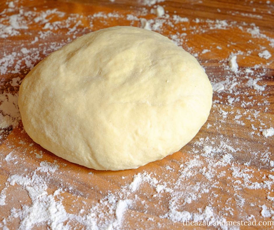shaped pizza dough