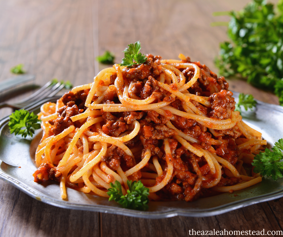 Homemade Spaghetti Sauce