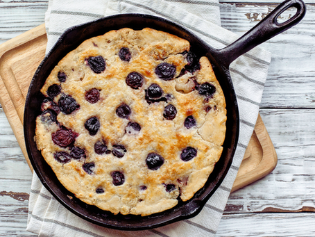 Homemade Cherry Vanilla Cobbler