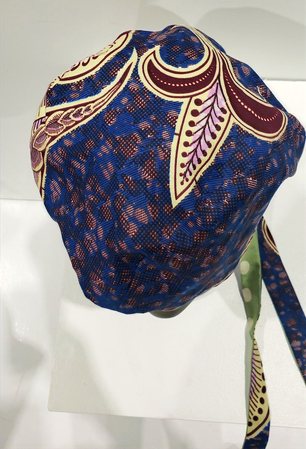 Thumbnail: Folasade - Ankara Satin Lined Scrub Caps