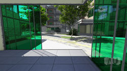 Vista interna da loja