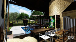 Área de churrasqueira