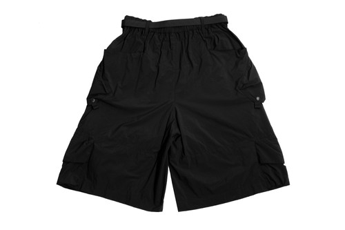 ARCHIVAL REINVENT TEFLON® KNEE HIDDEN POCKET SHORTS / BLACK