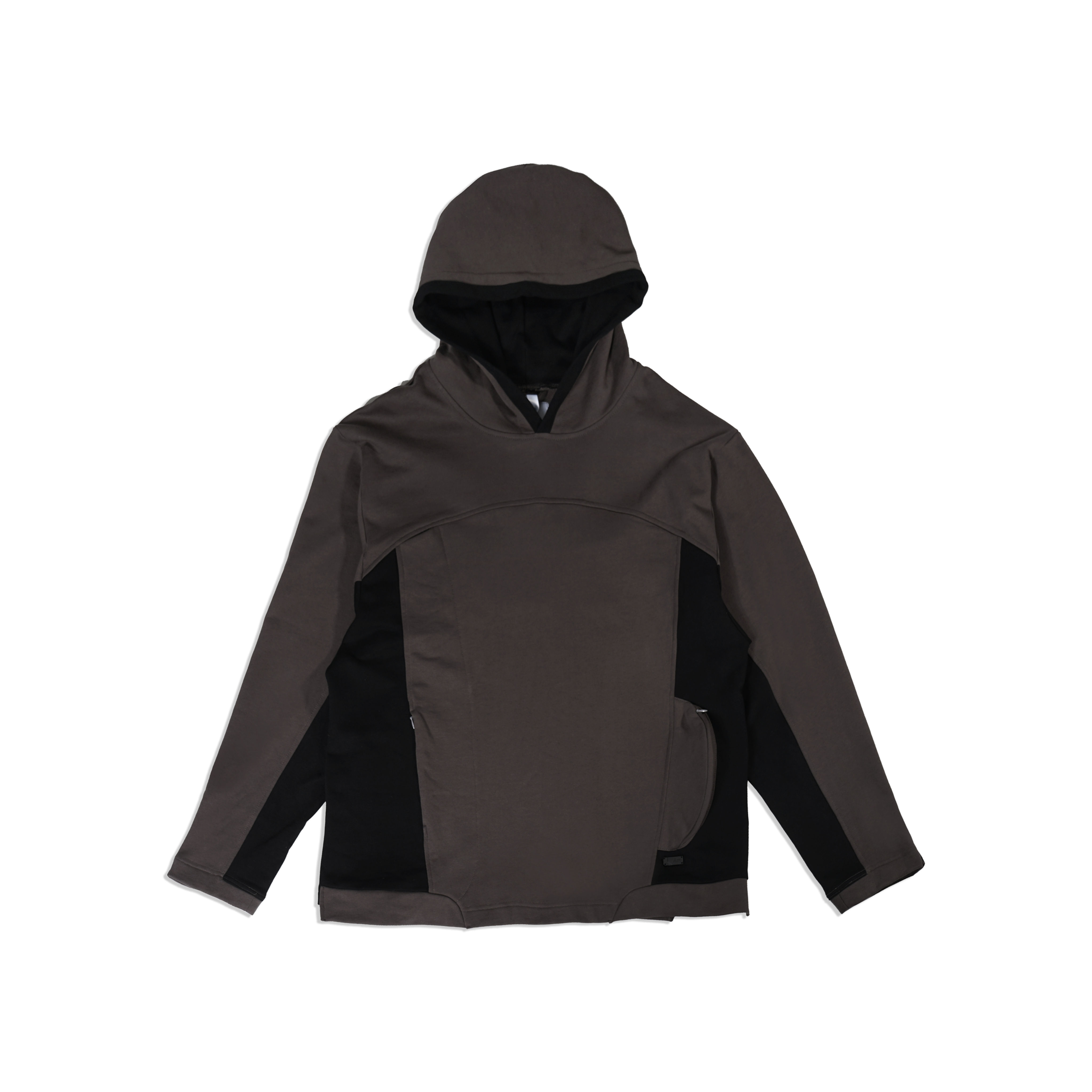 ARCHIVAL REINVENT MULTIPLE TYPE POCKET HOODIE / GREY