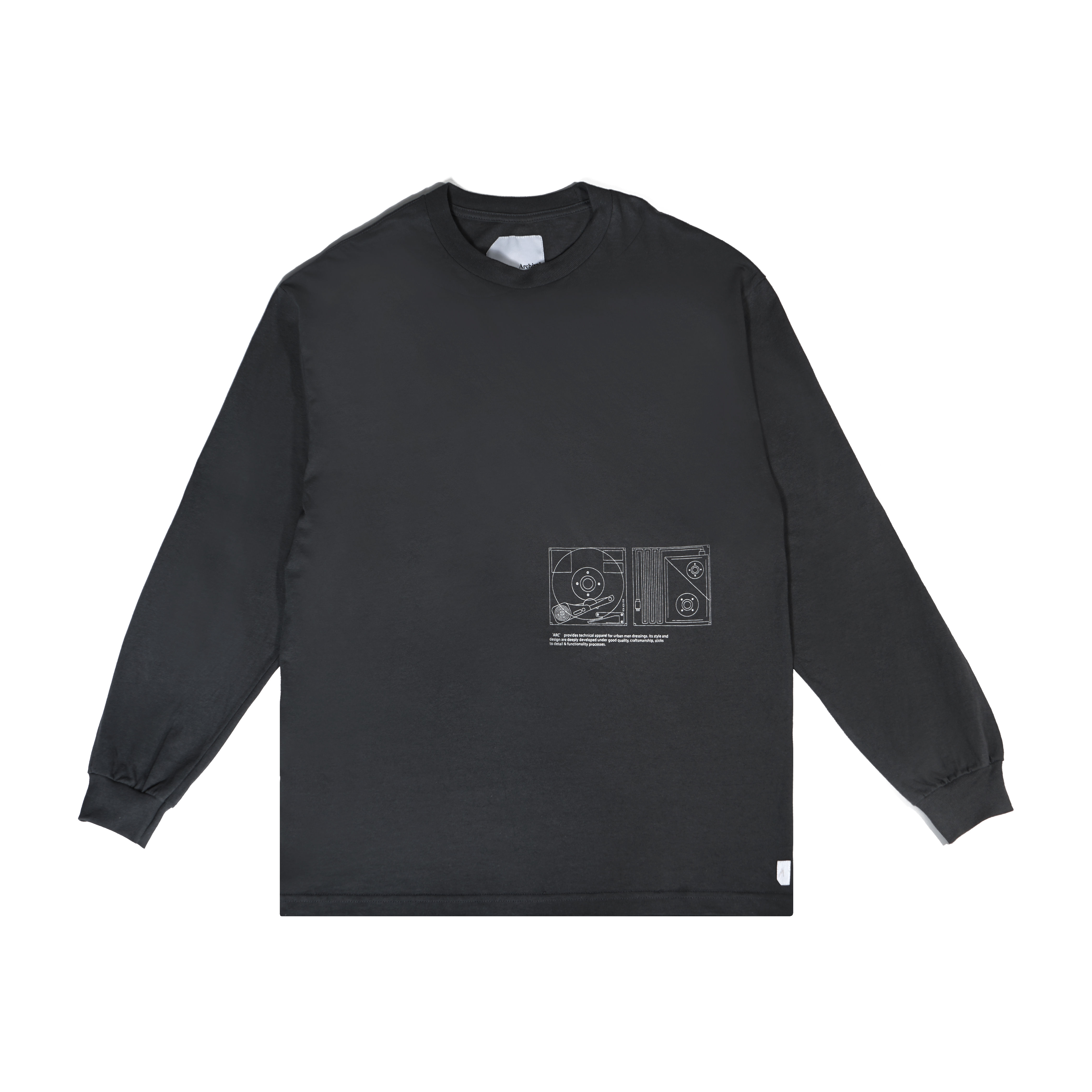 ARCHIVAL REINVENT DOCUMENTARY DECK LS / GREY BLUE