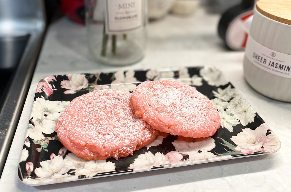 Pink Cherry Blossom Cookies (Approximately 16 cookies)