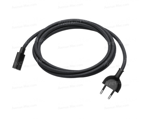 BLACK BRAIDED AC POWER CORD FOR MAC MINI M4 A3238 A3239 | AvenueMac